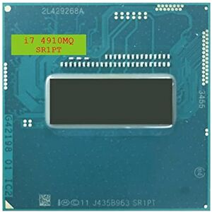 Hegem Intel Core I7-4910MQ I7 4910MQ SR1PT 2.9 GHz Quad-Core Eight-Thread CPU Processor 8M 47W Socket G3 / RPGA946B Hegem Intel Core I7-4910MQ I7 4910MQ SR1PT 2.9 GHz Quad-Core Eight-Thread CPU Processor 8M 47W Socket G3 / RPGA946B