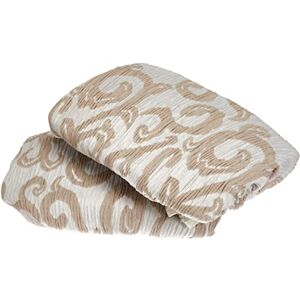 Eysa Polyester Acrylic Elastomer Over Elastic Dining Chair Covers, Pack of 6, White, S63470 Eysa Polyester Acrylic Elastomer Over Elastic Dining Chair Covers, Pack of 6, White, S63470