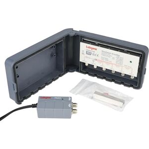 Labgear Masthead Amplifier Kit 4G / 5G Filter with Power Supply, Variable Gain, 4 Way, F-type connectors, 15dB, RED Compliant, Class 1 Labgear Masthead Amplifier Kit 4G / 5G Filter with Power Supply, Variable Gain, 4 Way, F-type connectors, 15dB, RED Compliant, Class 1