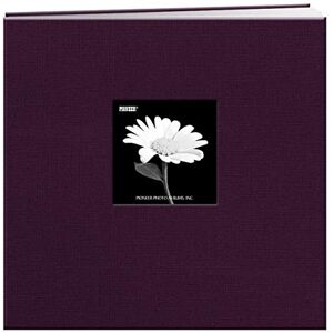 Pioneer 12 x 12-inch Fabric Frame Post Bound Scrapbook, Sweet Plum Pioneer 12 x 12-inch Fabric Frame Post Bound Scrapbook, Sweet Plum