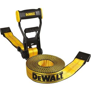 DeWalt DXBC10000F Black/Yellow 2" x 27' Ratchet Tie Down Strap with Flat Hook Heavy-Duty Cargo Securing (10,000 lb Break Strength) DeWalt DXBC10000F Black/Yellow 2" x 27' Ratchet Tie Down Strap with Flat Hook Heavy-Duty Cargo Securing (10,000 lb Break Strength)