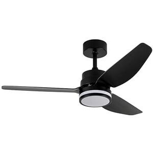 Eden pulse DC fan 20W, 3 blades, 6 speeds, 3000-4000-6500K, 2350lm, remote control, memory and thermometer; ideal for air conditioning and comfort. Eden pulse DC fan 20W, 3 blades, 6 speeds, 3000-4000-6500K, 2350lm, remote control, memory and thermometer; ideal for air conditioning and comfort.