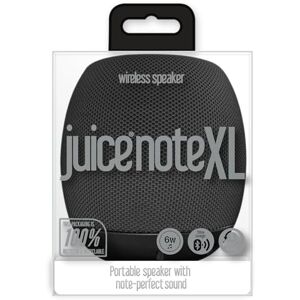 Juice Note XL Portable Bluetooth Speaker, Wireless Rechargeable Device, Super Bass, Stereo, for Iphone, Ipod, Ipad, Samsung, Smartphone, Mp3 Player, Tablet, Laptop, PC, Travel, Black Juice Note XL Portable Bluetooth Speaker, Wireless Rechargeable Device, Super Bass, Stereo, for Iphone, Ipod, Ipad, Samsung, Smartphone, Mp3 Player, Tablet, Laptop, PC, Travel, Black
