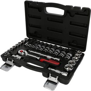KS TOOLS 918.0627 3/8-inch Chrome+ Socket Set (27 Pieces) KS TOOLS 918.0627 3/8-inch Chrome+ Socket Set (27 Pieces)
