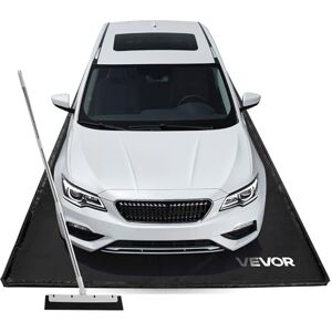 VEVOR Containment Mat, 8 ft 6 in x 20 ft, Non-Slip PVC Garage Floor Mat with a Cleaning Squeegee, Heavy Duty Durable Waterproof Protection from Snow, Rain and Mud for Cars SUVs Trucks Parking, Black VEVOR Containment Mat, 8 ft 6 in x 20 ft, Non-Slip PVC Garage Floor Mat with a Cleaning Squeegee, Heavy Duty Durable Waterproof Protection from Snow, Rain and Mud for Cars SUVs Trucks Parking, Black