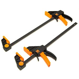 WEN CLR122 12-Inch Heavy Duty Steel Bar Clamps and Spreaders with 2.3-Inch Throat, Two Pack WEN CLR122 12-Inch Heavy Duty Steel Bar Clamps and Spreaders with 2.3-Inch Throat, Two Pack