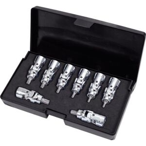 KS TOOLS 917.1490 1/4-inch Flex TX Bit Socket Set (8 Pieces) KS TOOLS 917.1490 1/4-inch Flex TX Bit Socket Set (8 Pieces)