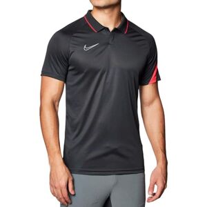 Nike Men's Academy Pro Polo, Anthracite/Bright Crimson/(White), S Nike Men's Academy Pro Polo, Anthracite/Bright Crimson/(White), S