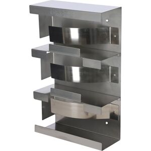 Kerbl 3-Way Wall Holder for Gloves Stainless Steel with Spring Kerbl 3-Way Wall Holder for Gloves Stainless Steel with Spring