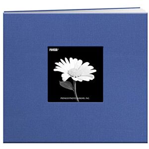 Pioneer 8 x 8-inch Book Cloth Cover Post Bound Album, Sky Blue Pioneer 8 x 8-inch Book Cloth Cover Post Bound Album, Sky Blue