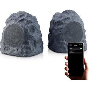 Gemini Sound GHRK-400-PR: Rechargeable Bluetooth Rock Speakers (Pair), IPX5 Weatherproof, TWS Stereo Linking, 10-Hr Battery, 4” Driver for Patio & Garden Outdoor Audio Gemini Sound GHRK-400-PR: Rechargeable Bluetooth Rock Speakers (Pair), IPX5 Weatherproof, TWS Stereo Linking, 10-Hr Battery, 4” Driver for Patio & Garden Outdoor Audio