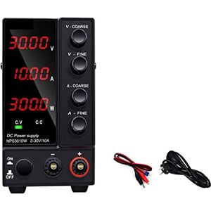 AMAZWI Lab Grade Bench Power Supply Adjustable DC Power Supply 30V 10A LED Lab Power Supply 60V 5A Voltage Regulator Stabilizer Switching Bench Source Easy to Set and Use, for HF and VHF Transceivers (Color AMAZWI Lab Grade Bench Power Supply Adjustable DC Power Supply 30V 10A LED Lab Power Supply 60V 5A Voltage Regulator Stabilizer Switching Bench Source Easy to Set and Use, for HF and VHF Transceivers (Color