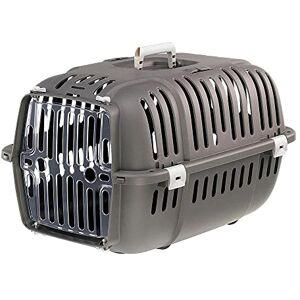 Ferplast Cat Carrier, Small Dog Carrier, Dogs and Cats up to 8 kg, Shockproof Transparent Door, Ventilation Slots, 37 x 57 x h 33 cm, JET 20 Dog Travel Crate, Cat Travel Carrier, Grey Ferplast Cat Carrier, Small Dog Carrier, Dogs and Cats up to 8 kg, Shockproof Transparent Door, Ventilation Slots, 37 x 57 x h 33 cm, JET 20 Dog Travel Crate, Cat Travel Carrier, Grey