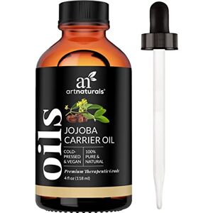Artnaturals USDA Organic Jojoba Oil (4 Fl Oz / 120ml) 100% Pure Golden Cold Pressed Carrier Oil Sensitive Skin, Face Hair, Nails and Cuticle Dry Scalp Blemish and Acne Treatment Artnaturals USDA Organic Jojoba Oil (4 Fl Oz / 120ml) 100% Pure Golden Cold Pressed Carrier Oil Sensitive Skin, Face Hair, Nails and Cuticle Dry Scalp Blemish and Acne Treatment