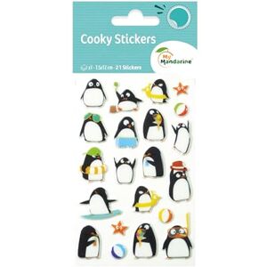 Maildor CY062Opack Pack of 10 Cooky 3D Stickers 1 Sheet 7.5 x 12 cm Penguins (21 Stickers) Maildor CY062Opack Pack of 10 Cooky 3D Stickers 1 Sheet 7.5 x 12 cm Penguins (21 Stickers)