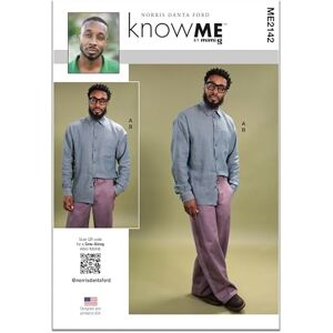 Know me Sewing Pattern ME2142AA Men's Shirt and Jeans with Belt by Norris Dánta Ford AA (34-36-38-40-42) Know me Sewing Pattern ME2142AA Men's Shirt and Jeans with Belt by Norris Dánta Ford AA (34-36-38-40-42)