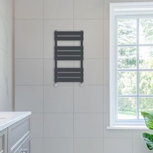 NRG 800 x 450 mm Designer Flat Panel Heated Towel Rail Radiator Anthracite Bathroom Radiator NRG 800 x 450 mm Designer Flat Panel Heated Towel Rail Radiator Anthracite Bathroom Radiator
