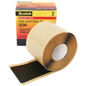 3M Scotch Cable Jacket Tape 2234, 2 in x 6 ft, Black 3M Scotch Cable Jacket Tape 2234, 2 in x 6 ft, Black