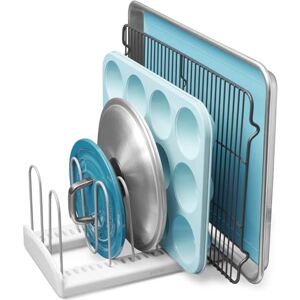 YouCopia 50160 Storemore Adjustable Pan and Lid Standard, White YouCopia 50160 Storemore Adjustable Pan and Lid Standard, White