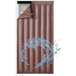 Akngfo Thermal Insulated Door Curtain,Noise Barrier Soundproof Blanket for Door Cover,Temporary Door,Heavy Duty Cold/Hot Protection Door Screen,Weatherproof, Windproof, Weighted Bottom, Customizable (Color Akngfo Thermal Insulated Door Curtain,Noise Barrier Soundproof Blanket for Door Cover,Temporary Door,Heavy Duty Cold/Hot Protection Door Screen,Weatherproof, Windproof, Weighted Bottom, Customizable (Color