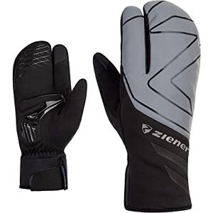 Ziener Unisex DALYO Cycling Gloves, Winter Waterproof, Soft-Shell, Padded, Black, Metallic Silver, 9.5 Ziener Unisex DALYO Cycling Gloves, Winter Waterproof, Soft-Shell, Padded, Black, Metallic Silver, 9.5