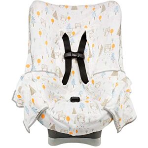 Niko Easy-Wash Children's Car Seat Cover & Liner 100% Cotton Jersey Owl Multi Universal FIT Crash Tested Waterproof SEAT Bottom Mess Protection Easy to Clean Machine Washable Niko Easy-Wash Children's Car Seat Cover & Liner 100% Cotton Jersey Owl Multi Universal FIT Crash Tested Waterproof SEAT Bottom Mess Protection Easy to Clean Machine Washable