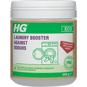 HG ECO Laundry Detergent Booster Against Odours, Laundry Scent Booster for Fresh-Smelling Linens & Clothing, Eco Conscious Cleaning Products, Home & Bathroom, Recyclable Bottle 500g (696050106) HG ECO Laundry Detergent Booster Against Odours, Laundry Scent Booster for Fresh-Smelling Linens & Clothing, Eco Conscious Cleaning Products, Home & Bathroom, Recyclable Bottle 500g (696050106)