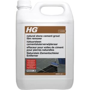 HG Natural Stone Cement Grout and Lime Film Remover 31, Acid Free, Removes Cement Residue Safely, for Marble, Granite and All Other Types of Calciferous Natural Stone – 5 litres (216500100) HG Natural Stone Cement Grout and Lime Film Remover 31, Acid Free, Removes Cement Residue Safely, for Marble, Granite and All Other Types of Calciferous Natural Stone – 5 litres (216500100)