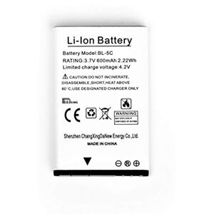 TTfone Original Spare Battery BL5C for Mobile Phones TT120/TT130/TT140/TT150/TT170/TT175 TTfone Original Spare Battery BL5C for Mobile Phones TT120/TT130/TT140/TT150/TT170/TT175