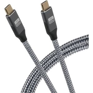 Maplin USB-C to USB-C 100W PD V3.2 Gen 2 20Gbps Cable Braided, 3m, Fast Charging, for Apple MacBook, iPad Pro, iPad Air, iPhone 15, Samsung Galaxy phones, Microsoft Surface, Google Pixel, Honor Maplin USB-C to USB-C 100W PD V3.2 Gen 2 20Gbps Cable Braided, 3m, Fast Charging, for Apple MacBook, iPad Pro, iPad Air, iPhone 15, Samsung Galaxy phones, Microsoft Surface, Google Pixel, Honor