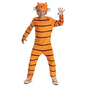 Disguise Dog Man Lil Petey Fancy Dress Jumpsuit for Kids, Official Boys Dress Up, Hooded Fabric Jumpsuit inspired by Dav Pilkey Books, Includes Detailed Fabric Lil Petey Cap, for Ages 4-6 & 7-8 years Disguise Dog Man Lil Petey Fancy Dress Jumpsuit for Kids, Official Boys Dress Up, Hooded Fabric Jumpsuit inspired by Dav Pilkey Books, Includes Detailed Fabric Lil Petey Cap, for Ages 4-6 & 7-8 years