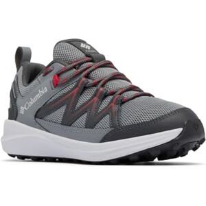 Columbia Youth Unisex Peakfreak Rush Waterproof, Waterproof Low Rise Trekking and Hiking Shoes, TI Grey Steel/Mountain Red, 3 Columbia Youth Unisex Peakfreak Rush Waterproof, Waterproof Low Rise Trekking and Hiking Shoes, TI Grey Steel/Mountain Red, 3