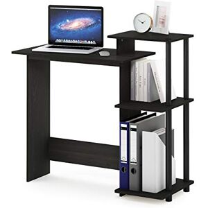 Furinno EFFICIENT Desk, Gaming Desk, with 3 Open Side Shelves, Laptop Notebook Computer Desk,Office Desk for Home Office, Study Room, Dorm, Espresso Furinno EFFICIENT Desk, Gaming Desk, with 3 Open Side Shelves, Laptop Notebook Computer Desk,Office Desk for Home Office, Study Room, Dorm, Espresso