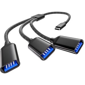 NEUTYPECHIC USB-C Splitter 1 to 3 Adapter Type C to USB A 2.0 OTG Data Transfer Port Extender Power Splitter for MacBook, Pro, iMac, PS4, PC, Samsung (Black) NEUTYPECHIC USB-C Splitter 1 to 3 Adapter Type C to USB A 2.0 OTG Data Transfer Port Extender Power Splitter for MacBook, Pro, iMac, PS4, PC, Samsung (Black)