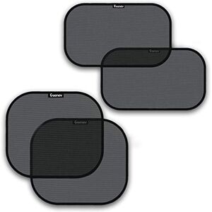 ahishfoneya Car Sun Shades for Side and Rear Window (4 Pack) Car Sunshade Protector Protect your kids and pets in the back seat from sun glare and heat. Blocks over 98% of harmful UV Rays Easy to Install, ahishfoneya Car Sun Shades for Side and Rear Window (4 Pack) Car Sunshade Protector Protect your kids and pets in the back seat from sun glare and heat. Blocks over 98% of harmful UV Rays Easy to Install,