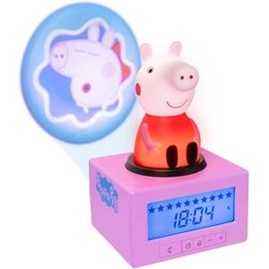 Paladone Peppa Pig Sleep Training Alarm Clock Officially Licensed, Kids Projection Bedroom Night Light Paladone Peppa Pig Sleep Training Alarm Clock Officially Licensed, Kids Projection Bedroom Night Light