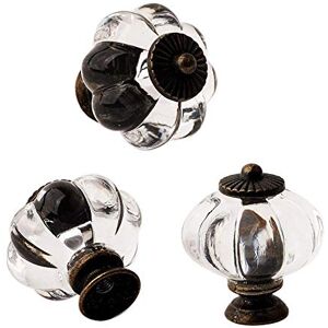 Eokoaiee Set of 12 Antique Acrylic Pumpkin Knobs, Handles Pulls for Cabinets, Cupboard Dresser, Drawers, Kitchen Furniture or Kids Room(Crystal) Eokoaiee Set of 12 Antique Acrylic Pumpkin Knobs, Handles Pulls for Cabinets, Cupboard Dresser, Drawers, Kitchen Furniture or Kids Room(Crystal)