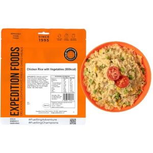 EXPEDITION FOODS expeditionfoods.com EXPEDITION FOODS Chicken Rice with Vegetables (High Energy Serving / 800kcal) Freeze-Dried Camping & Hiking Food EXPEDITION FOODS expeditionfoods.com EXPEDITION FOODS Chicken Rice with Vegetables (High Energy Serving / 800kcal) Freeze-Dried Camping & Hiking Food