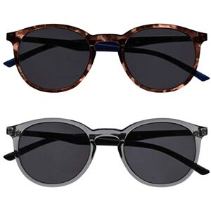 OPULIZE MET Reading SunGlasses for Women Men, Large Frame with UV400 Protection, Brown,Grey +3.5 (Pack of 2) OPULIZE MET Reading SunGlasses for Women Men, Large Frame with UV400 Protection, Brown,Grey +3.5 (Pack of 2)