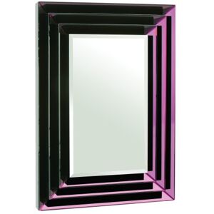 Premier Housewares 140 x 100 cm Frame Wall Mirror, Purple Premier Housewares 140 x 100 cm Frame Wall Mirror, Purple