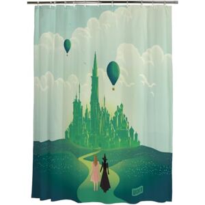 Franco Collectibles Wicked Elphaba & Glinda 13 Piece Microfiber Shower Curtain and Ring Set, 70x72, (Officially Licensed Product) Franco Collectibles Wicked Elphaba & Glinda 13 Piece Microfiber Shower Curtain and Ring Set, 70x72, (Officially Licensed Product)