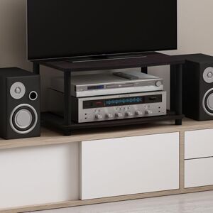 Furinno TURN-N-TUBE Printer Stand with Storage, 2-Tier Printer Table, Under Desk Printer Stand, for CPU, Office Supplies, Home Office, Dark Walnut Furinno TURN-N-TUBE Printer Stand with Storage, 2-Tier Printer Table, Under Desk Printer Stand, for CPU, Office Supplies, Home Office, Dark Walnut