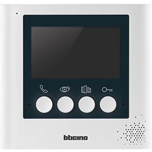 Bticino 332253 4.3 Inch Video Intercom Display 2 Cables Pearl White Bticino 332253 4.3 Inch Video Intercom Display 2 Cables Pearl White