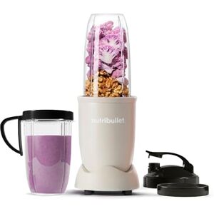NutriBullet Blender 900 Series in Matte Sand Powerful 25,000 RPM Extractor Blends Frozen Fruit, Nuts & Ice for Smoothies & Juices 11 Piece Kit Includes Cups, To Go Lids, Lip Rings & User Manual NutriBullet Blender 900 Series in Matte Sand Powerful 25,000 RPM Extractor Blends Frozen Fruit, Nuts & Ice for Smoothies & Juices 11 Piece Kit Includes Cups, To Go Lids, Lip Rings & User Manual