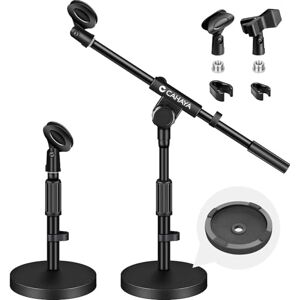 CAHAYA CY0360 3-in-1 Improved Desktop Microphone Stand: Adjustable Table Microphone Stand with 180° Rotating and Microphone Clip, Suitable for Conference Speeches, Games and Live Broadcasts CAHAYA CY0360 3-in-1 Improved Desktop Microphone Stand: Adjustable Table Microphone Stand with 180° Rotating and Microphone Clip, Suitable for Conference Speeches, Games and Live Broadcasts