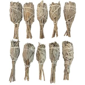 VIE Wholesale Torch White Sage Smudge Sticks, 4", 10 Pieces VIE Wholesale Torch White Sage Smudge Sticks, 4", 10 Pieces