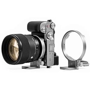 Silence Corner Atoll D Silver Rotating Collar for Select DSLR Camera Models Fast Orientation Change (Vertical/Horizontal), Easily Change Lenses, Universal Tripod Mounting, Faster Than L-Bracket Silence Corner Atoll D Silver Rotating Collar for Select DSLR Camera Models Fast Orientation Change (Vertical/Horizontal), Easily Change Lenses, Universal Tripod Mounting, Faster Than L-Bracket