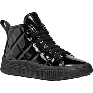 Geox Girl's J Laquinny Girl B Sneaker, Black White, 10 UK Child Geox Girl's J Laquinny Girl B Sneaker, Black White, 10 UK Child