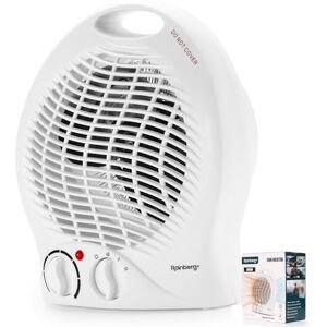 Rainberg Powerful 2KW Fan Heater with 2 Heat settings & Cooling Function, Heat Protection, Thermostat, Lightweight & Portable for Home & Office, Low Energy Usage (Round) Rainberg Powerful 2KW Fan Heater with 2 Heat settings & Cooling Function, Heat Protection, Thermostat, Lightweight & Portable for Home & Office, Low Energy Usage (Round)