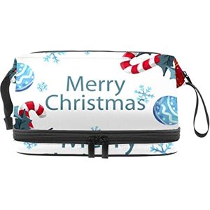 Generic Multi-Functional Storage Travel Cosmetic Bag with Handle,Large Capacity Travel Cosmetic Bag,Christmas Watercolor Background Generic Multi-Functional Storage Travel Cosmetic Bag with Handle,Large Capacity Travel Cosmetic Bag,Christmas Watercolor Background